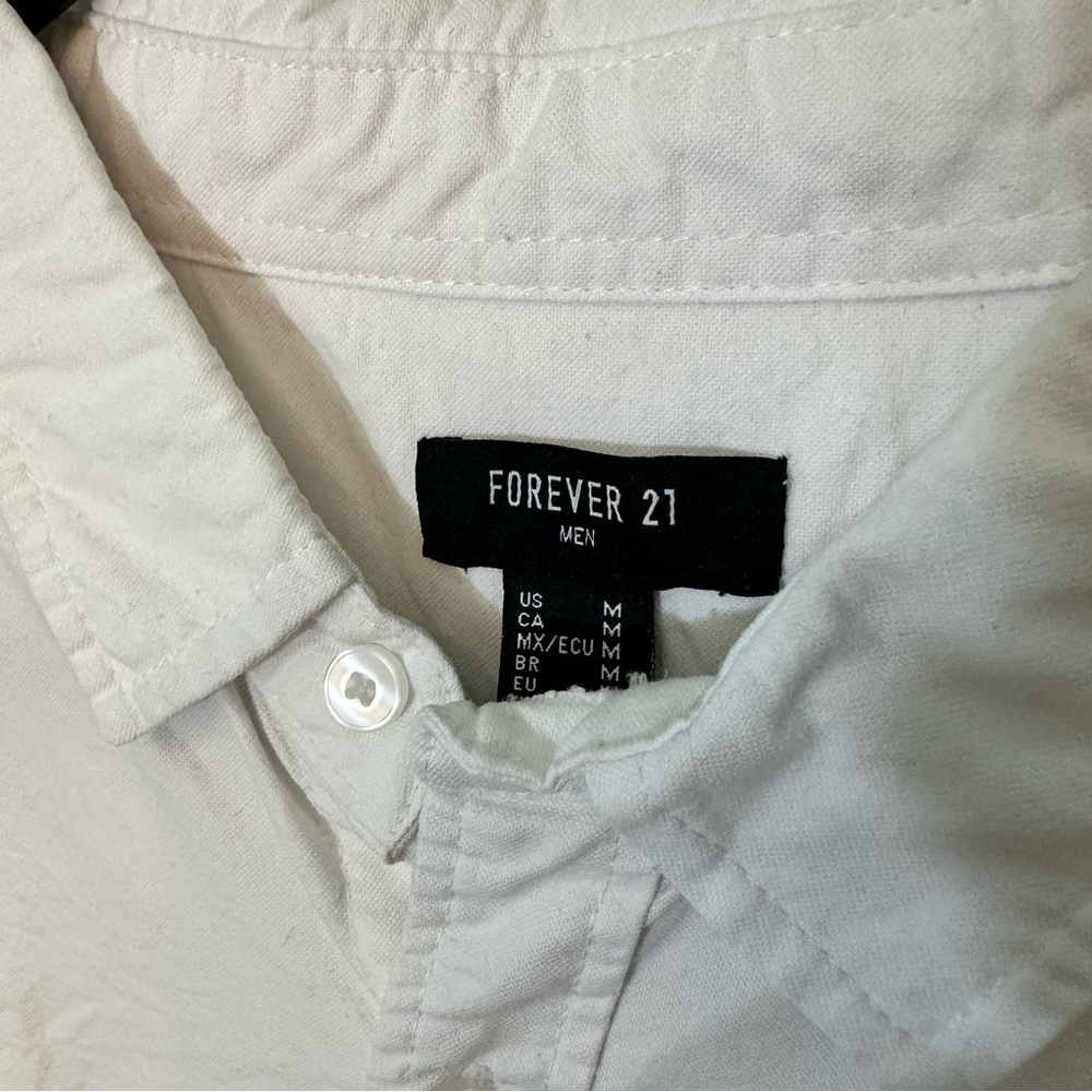Embroidered balloon button down - Picture 2 of 2